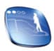 Icon Servicevertrag blau