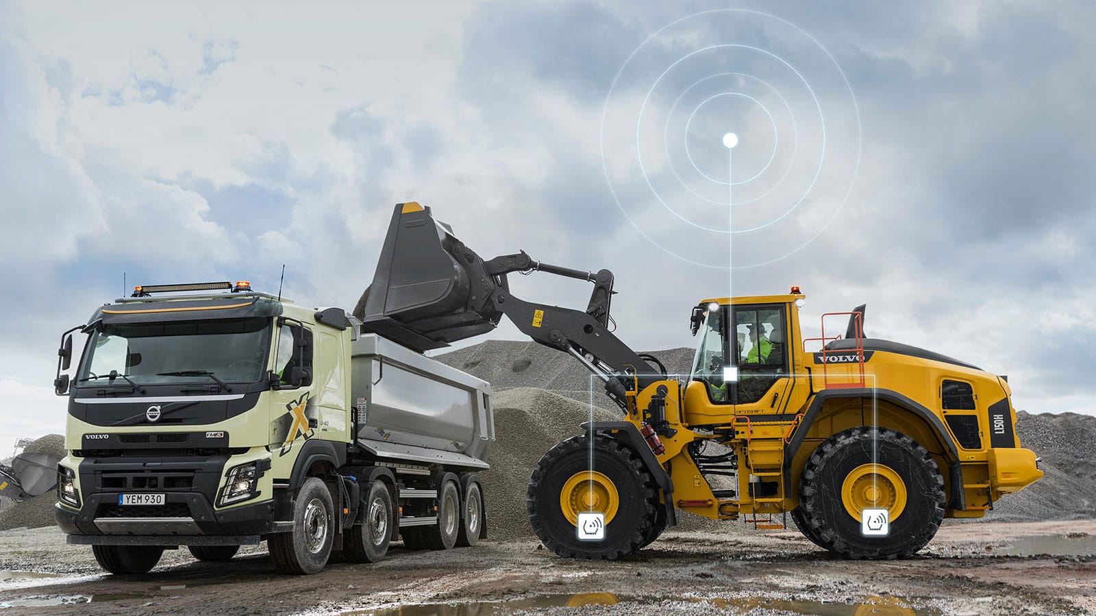 Volvo Show Load Assist Tire Pressure Monitoring System